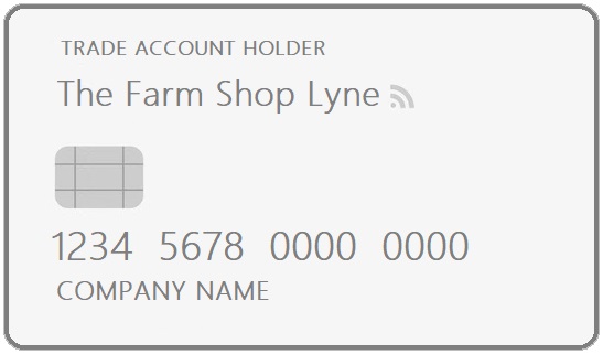 The Farm Shop Lyne Trade Account
